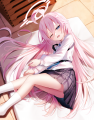 うへ…おはよ、せんせ～