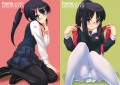 冬コミ新刊・黒スト＆白スト眼鏡っ娘本表紙/暁@コミティア100・み50b