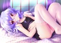 『ふぁ....もう朝ね。そろそろ寝ようかしら...？』/あおすけ