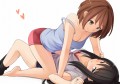 押し倒された/ピンク