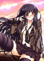 黒髪ロング女子高生02/あきのしん
