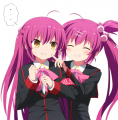 葉留佳と佳奈多/はりぼて