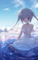 朝の海と少女☆COMIC1☆7タペストリー