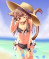 ネコミ水着