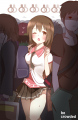 混む。