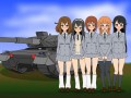 ガルパン　あんこうチームと１０式戦車