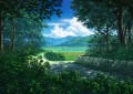 夏送りのベール雲