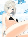 たくし上げ黒ビキニ浜風さん