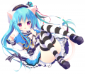 アリス配色な軍服風セーラー少女