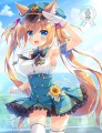 夏の駅長さん
