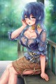 ゴトちゃんと雨宿り