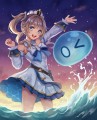 バーバラと水スライム