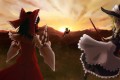 【東方】霊夢と魔理沙と椛/くしお（繁忙期）
