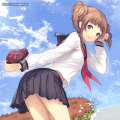 【GIFアニメ】欲しいなら私ごとつかまえて/マナカッコワライ