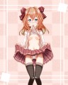 スカートたくしあげ