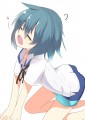 目を閉じてあーんってして