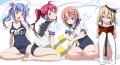 潜水艦娘。伊19、伊168、伊58、伊8