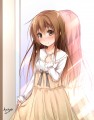 電（髪おろしVer）にロリ服を着てもらいました