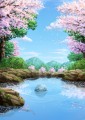 水中花見